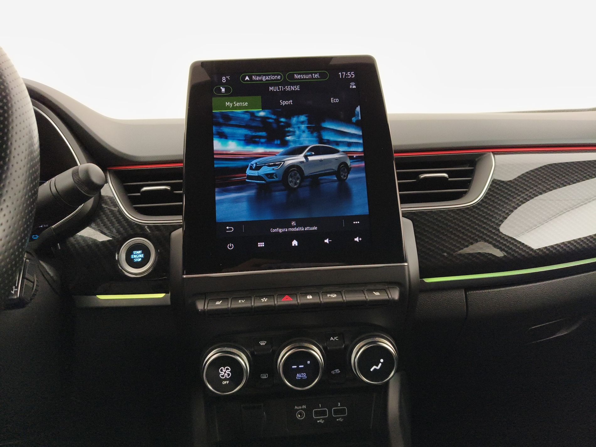 RENAULT Arkana 2021 Arkana 1.6 E-Tech full hybrid R.S. Line Auto 145cv - Messa